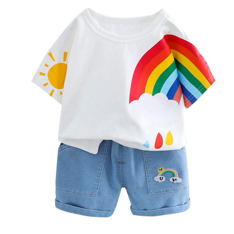 Roupas de verão para bebês bonitos e na moda para meninos