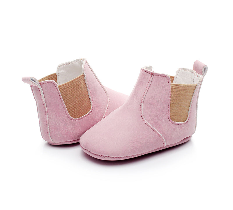 Sapatos de Bebê Sapatos de Bebê Xie Sapatos de Criança Sapatos Elásticos PU Sapatos Macios Sapatos Infantis