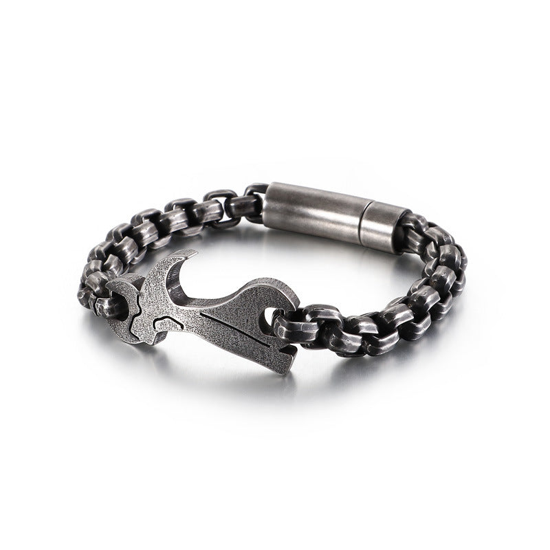 Stainless Steel Creative Hip Hop Bracelet